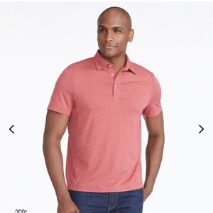 UNTUCKit Red Polo Shirt